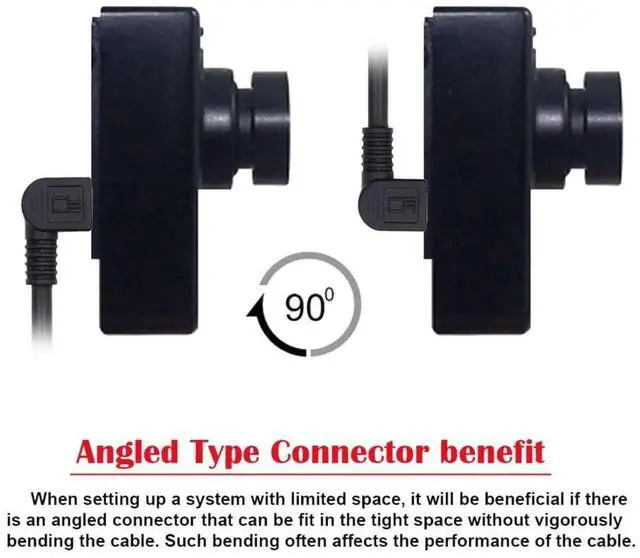 Alt view image 7 of 7 - 2 Pack Mini USB Cable,USB 2.0 Male to Mini USB 5 Pin Male 90 Degree Left/Right Angled Charging Data Transfer Extension Cable Black 1.64FT/0.5M