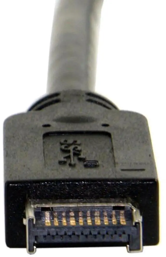 Alt view image 6 of 7 - USB 3.1 Gen 2 10Gbps USB Type-E Motherboard to USB C Front Panel Header Extension Cable Adapter with 12cm PCI-E Bracket