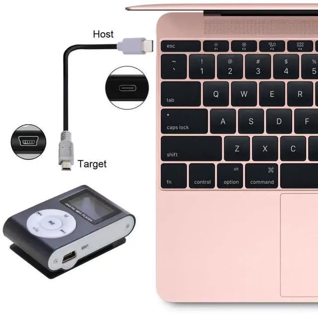 Alt view image 2 of 7 - 3.28FT USB C to Mini USB 2.0 Data/Charge Cable for Laptop Phone USB C Host to Mini USB Device Power Bank/Camera/Dongle/Hard Disk