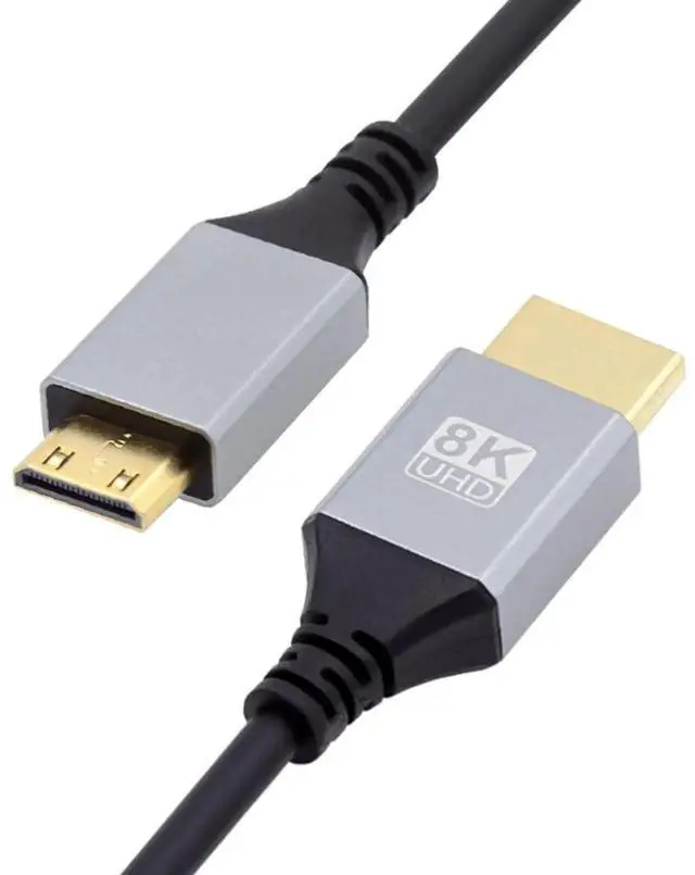 Main image of HDMI 2.1 Cable,HDMI Male to Mini HDMI Male 8K@60Hz 4K@120Hz 48Gbps Ultra High-Speed Gold-Plated Cable 1.0M for TV, Monitor, Computer