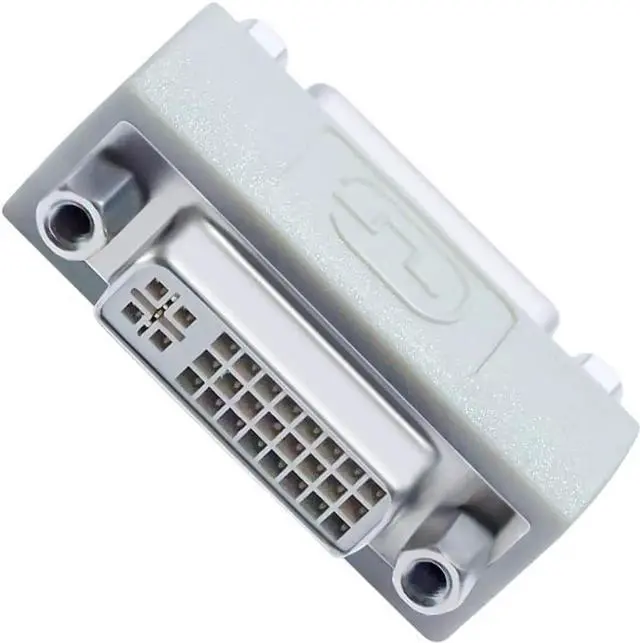 Alt view image 3 of 6 - DTECH DVI Adapter Female to Female DVI-I to DVI-I Coupler to Extend Monitor Cable Compatible with PC Desktop Computer Monitor Projector