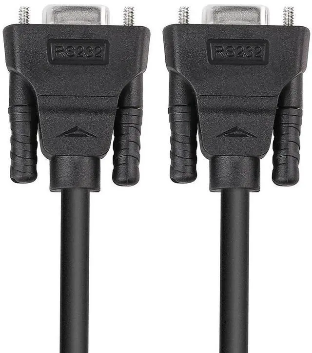 Alt view image 7 of 7 - DTech 5 Feet RS232 Serial Cable Female to Female 9 Pin Straight Through (Black, 1.5 Meter)
