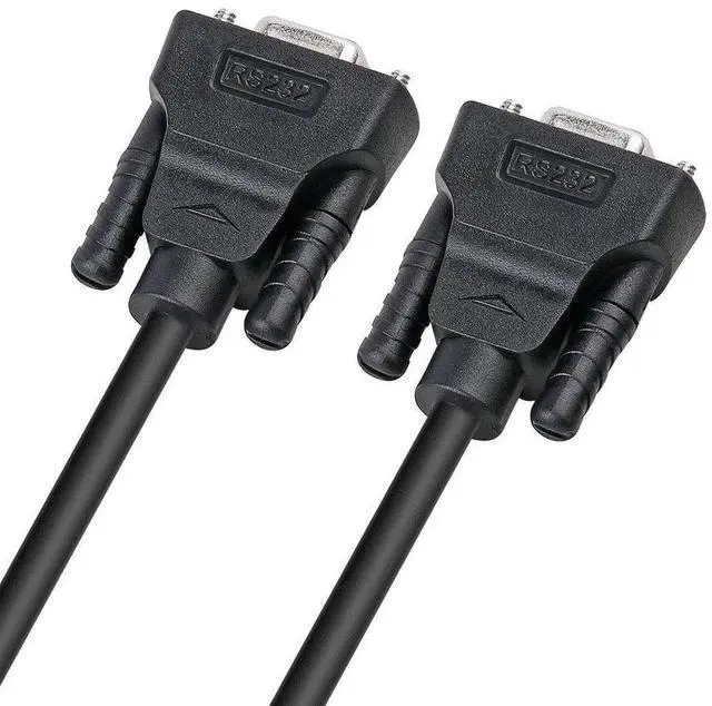 Alt view image 4 of 7 - DTech 5 Feet RS232 Serial Cable Female to Female 9 Pin Straight Through (Black, 1.5 Meter)
