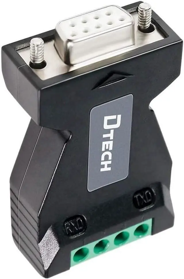Alt view image 6 of 7 - DTECH RS232 to RS485 Converter Serial Adapter with 4 Position Terminal Block for Long Haul Data Communication Supports 600W Anti-Surge