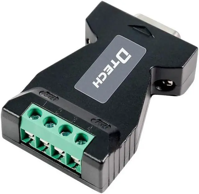 Alt view image 7 of 7 - DTECH RS232 to RS485 Converter Serial Adapter with 4 Position Terminal Block for Long Haul Data Communication Supports 600W Anti-Surge