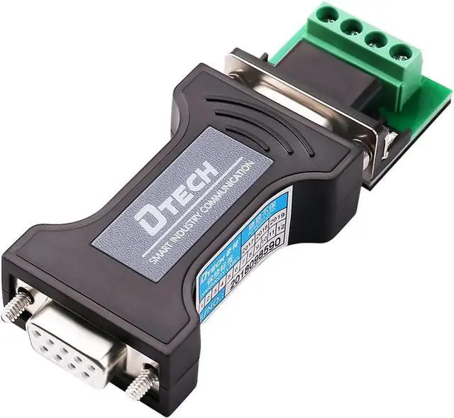 Alt view image 5 of 7 - DTECH RS232 to RS485 Serial Converter Adapter with 4 Position Terminal Block for Industrial Long Haul Communication Data Supports 600W Anti-Surge