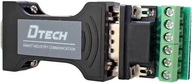 Alt view image 6 of 7 - DTECH RS232 to RS485 RS422 Serial Communication Data Converter Adapter Mini-Size