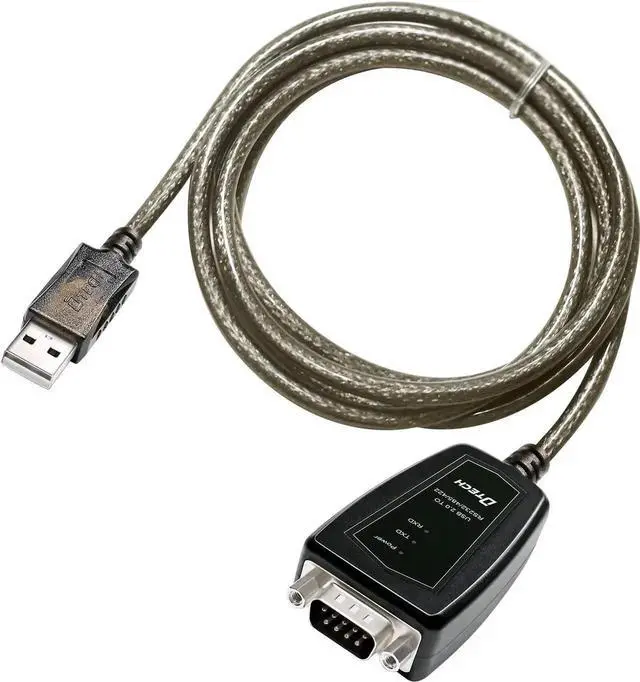 Alt view image 6 of 7 - DTech USB to Serial Adapter RS485 RS422 R232 (3 in 1 Interface) Supports DC 5V with Breakout Board LED Lights for Multi-Kind Control Devices Windows 11 10 8 7 XP Mac (5ft)