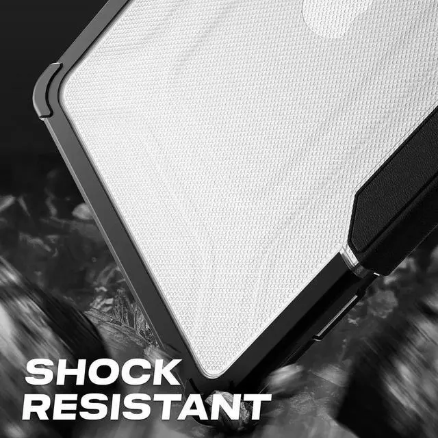 Alt view image 3 of 7 - Case for MacBook Pro 14 inch, Shock-Absorbing Protection with Folding Stand &Mouse Pad/Bag Case for MacBook Pro 14'' A3112 A3185 A3401 A2918 A2992 2779 2442 m4-m1 2024-2021,HardBlack