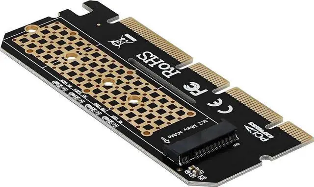 Alt view image 5 of 6 - PCIE to M2 Adapter Card Compatible with M.2 NVMe SSD Support for 2U Hight Server, PCIe X4 X8 X16 Slot, M.2 SSD 2230 2242 2260 2280 SSD