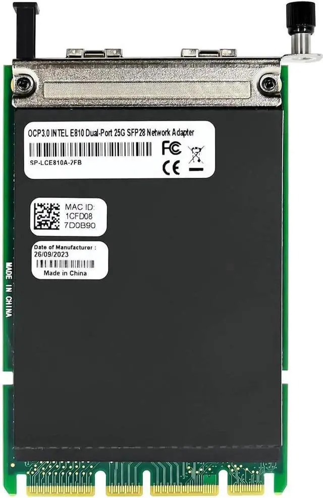 Alt view image 6 of 7 - 5Gb OCP3.0 SFP28 Network Adapter with in-tel E810 Chip,Dual-Ports NIC PCI Express Ethernet Card Support Windows Server/Linux/VMware (ST7400-E810 25G)