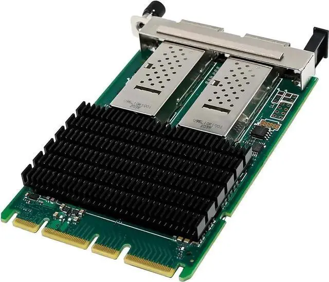 Alt view image 2 of 7 - 100Gb OCP3.0 Network Card with in-tel E810 Chip,Dual-Ports NIC PCI Express Ethernet Adapter Support Windows Server/Linux/VMware (ST7388-E810 100G)