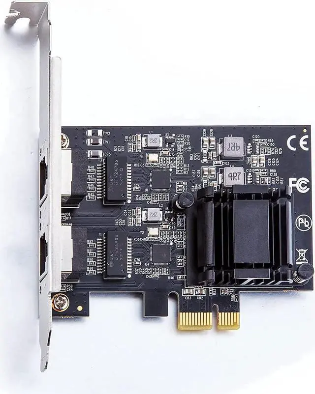 Main image of 100M/1000M/2.5G NIC Network Card, Dual RJ-45 Port, with Realtek RTL8125BG Controller, Support Windows/ Windows Server/Linux/Ubuntu/Centos/Vmware