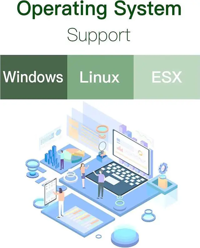 Alt view image 3 of 7 - 1.25G Gigabit Ethernet NIC with Intel 82574L Controller, 1Gb PCI-E Network Card Compare to Intel EXPI9301CT / EXPI9301CTBLK Ethernet Converged Network Adapter, Single RJ45 Copper Ports, PCI Express X1