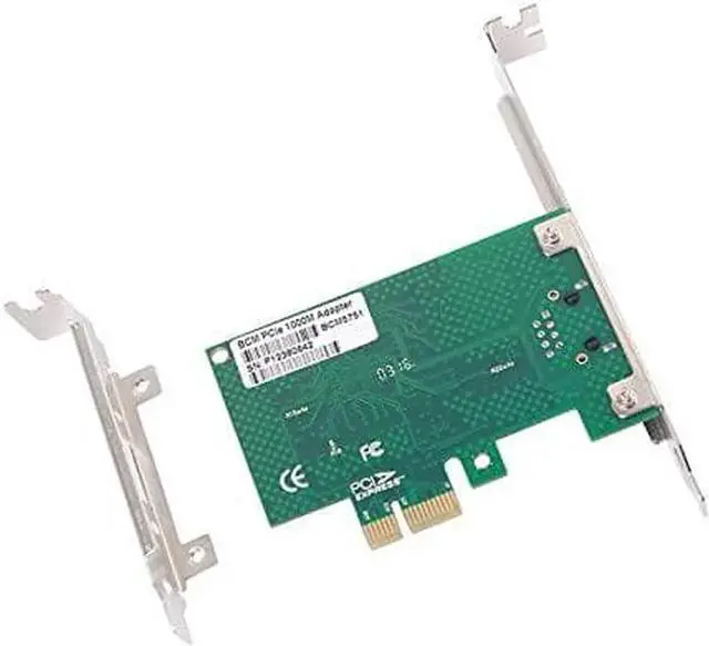 Alt view image 3 of 4 - Jeirdus for BCM5751 10/100/1000Mbps RJ45 LAN Desktop NIC Gigabit Network PCI-E Card Ethernet Controller Adapter