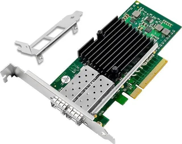 Main image of 10Gb Ethernet NIC with Intel 82599ES Controller, 10G PCI-E Network Card Compare to Intel X520-DA2 Converged Network Adapter, Dual SFP+ Ports, PCI Express X8
