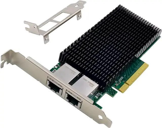 Main image of Dual PCIe X8 10G Network Server Converged Card NIC with Intel X540-AT2 Chip,Compare to X540-T2, PCI Express 10Gbase-T LAN Adapter