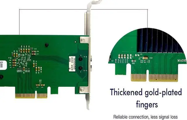 Alt view image 5 of 7 - 10G PCIe Network Card NIC Adapter with AQC107 Chipset +3ft Cat8 Ethernet Cable 10GB/5GB/2.5GB/1000M PCI Express Gigabit Ethernet Card RJ45 LAN Controller Support PXE