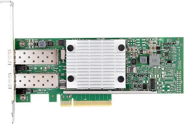 Alt view image 3 of 7 - 10Gb PCI-E NIC Network Card, with Broadcom BCM57810S Chipset, Dual SFP+ Port, PCI Express Ethernet LAN Adapter Support Windows Server/Windows/Linux/VMware