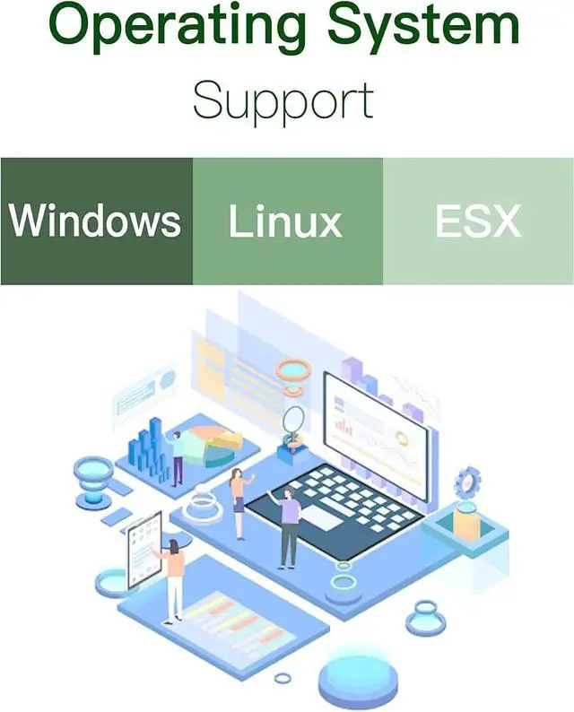 Alt view image 4 of 7 - 10Gb Ethernet NIC with Intel X540-BT1 Controller, 10G PCI-E Network Card Compare to Intel X540-T1 Converged Network Adapter, Single RJ45 Copper Ports, PCI Express X8