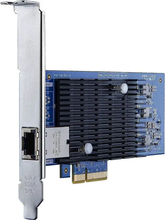 Alt view image 4 of 7 - 10Gb PCI-E Network Card Compatible for Intel X550-T1, Single RJ45 Copper Port, with Intel X550-AT2 Controller, 10G PCI Express LAN Adapter NIC Support Windows Server, Win 7/8/10/Visa, Linux, Vmware