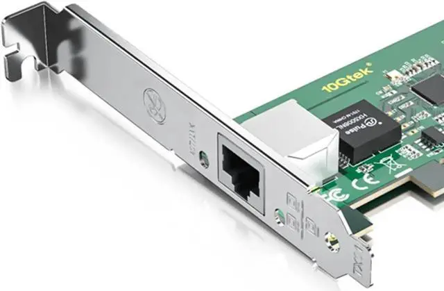 Main image of 10/100/1000Mbps Gigabit Ethernet Network Interface Card (NIC) for Intel I210 Chip, Single Copper RJ45 Port, PCIE 2.1 X1, Compare to Intel I210-T1, Support Windows/Windows Server/Linux