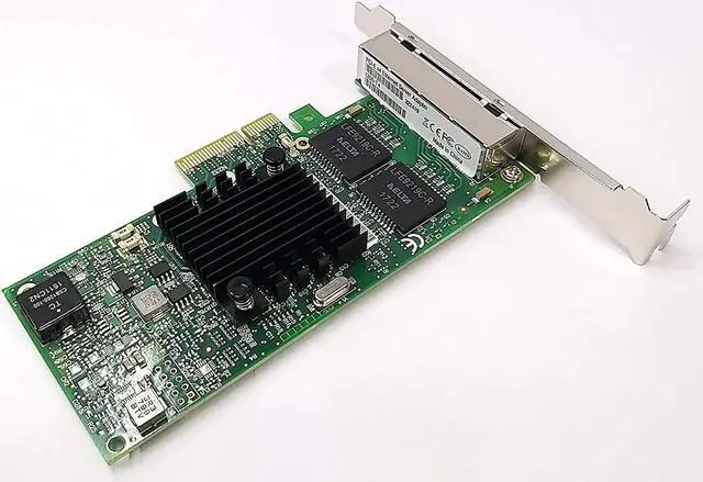 Alt view image 6 of 7 - 4 Port RJ-45 10/100/1000Mbps PCI-Express x 4 Gigabit Ethernet Server Adapter 4 Port Network Interface Controller Card for I350AM4 Chipset, Compare to Intel I350-T4