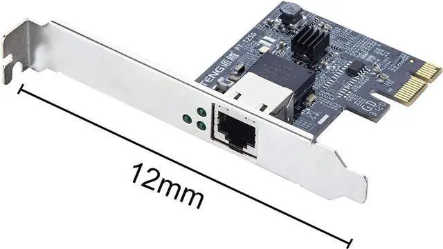 Alt view image 3 of 7 - 100M/1000M/2.5G Gigabit Ethernet Network Interface Card (NIC) Single Copper RJ45 Port, with Realtek RTL8125 Chip, PCIE X1, Support Windows Server/Ubuntu/Centos/Debian