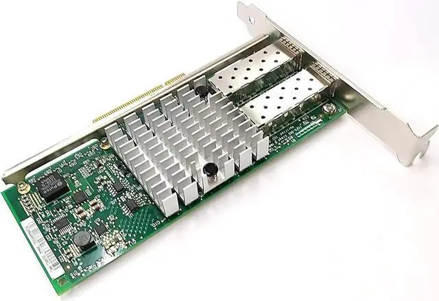 Alt view image 2 of 5 - Dual Port 10GbE SFP+ Fiber Optic PCI-Express x 8 NICs Gigabit Ethernet Server Adapter 2 Port Network Interface Controller Card for 82599ES Chipset, Compare to Intel X520-DA2