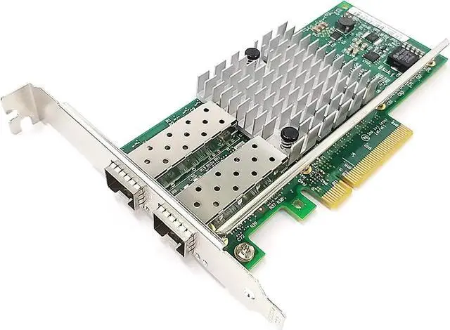Main image of Dual Port 10GbE SFP+ Fiber Optic PCI-Express x 8 NICs Gigabit Ethernet Server Adapter 2 Port Network Interface Controller Card for 82599ES Chipset, Compare to Intel X520-DA2