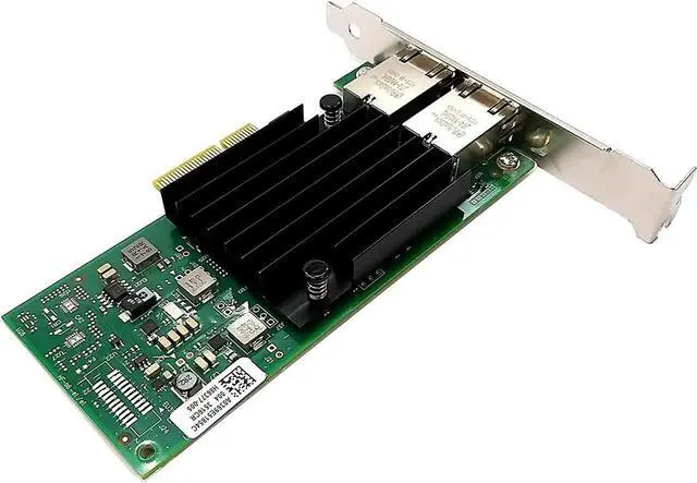 Alt view image 3 of 5 - Dual Port 10GbE RJ-45 PCI-Express x 4 Gigabit Ethernet Server Adapter Dual Port Network Interface Controller Card for X550 Chipset, Compare to Intel X550-T2