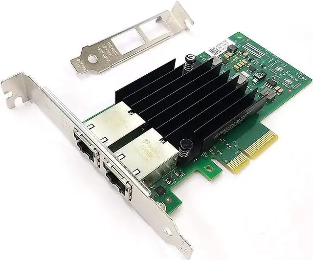 Alt view image 2 of 5 - Dual Port 10GbE RJ-45 PCI-Express x 4 Gigabit Ethernet Server Adapter Dual Port Network Interface Controller Card for X550 Chipset, Compare to Intel X550-T2