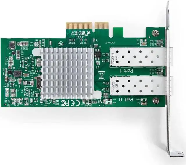 Alt view image 5 of 6 - 1.25G Gigabit Ethernet Server Adapter Network Card, with Intel I350 Controller, Dual SFP Ports, Compare to I350-F2, Support Windows Server/Linux/Freebsd/VMware