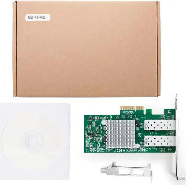 Alt view image 3 of 6 - 1.25G Gigabit Ethernet Server Adapter Network Card, with Intel I350 Controller, Dual SFP Ports, Compare to I350-F2, Support Windows Server/Linux/Freebsd/VMware