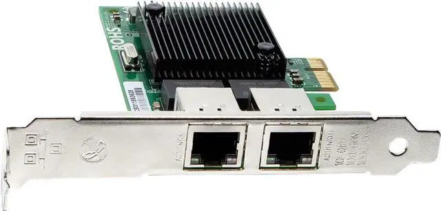 Alt view image 2 of 5 - 1.25G Gigabit Ethernet Server Adapter Network Card, with Intel 82571 Controller, Dual RJ45 Ports, Support Windows/Centos/RHEL/Ubuntu/Debian/Freebsd/VMware