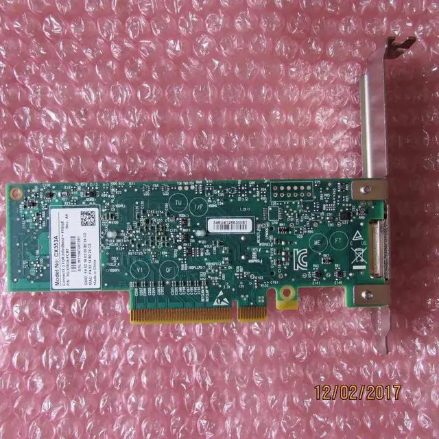 Alt view image 3 of 4 - Mellanox Technologies MCX353A-FCBT Connect-3 Virtual Protocol Interconnect Adapter Card Single Port QSFP FDR InfiniBand 40 Gigabit