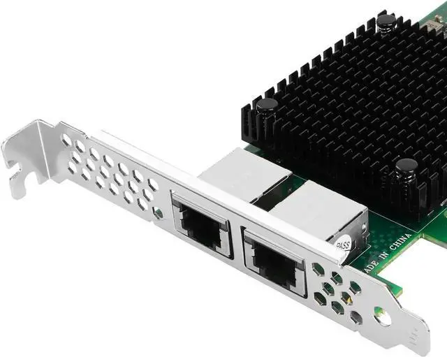 Alt view image 7 of 7 - 10Gb Ethernet Network Adapter X710-T2L, PCI Express v3.0 x 8-2 RJ45 Port(s) with In-tel X710-AT2 Controller, Compare to In-tel X710-T2L
