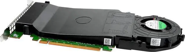 Alt view image 2 of 7 - M.2 NVME PCIE3.0 x4 Solid State Storage Adapter Card with Fan Fit for DELL T5810 T5820 T7810 T7910 R7910 T7820 T7920 Workstation and 13G R630 R730 14G R540 R740 R640 Server 06N9RH 6N9RH 080G5N 80G5N
