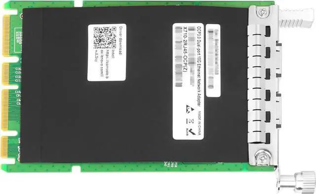 Alt view image 4 of 6 - 10GbE OCP3.0 NIC for X710-T2L OCP3.0, 2.5GbE/5GbE/10GbE Copper Dual RJ45 Ports, with X710-AT2 Chip,10Gb OCP3.0 SFF Ethernet Adapter Support Windows/Linux/VMware