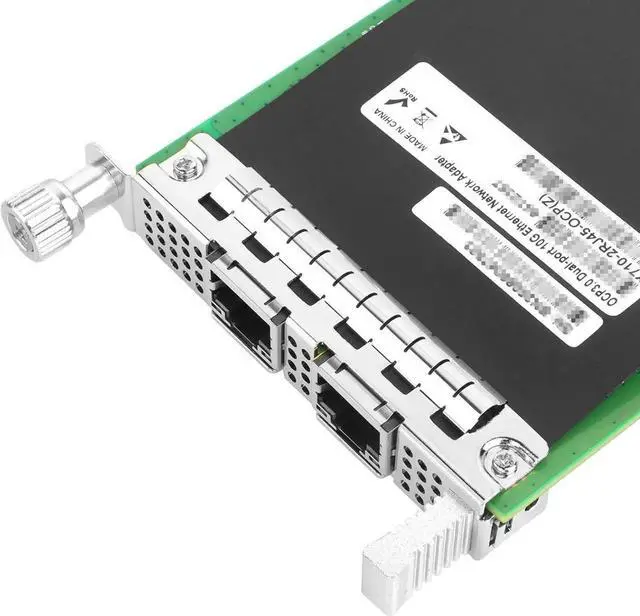 Alt view image 5 of 6 - 10GbE OCP3.0 NIC for X710-T2L OCP3.0, 2.5GbE/5GbE/10GbE Copper Dual RJ45 Ports, with X710-AT2 Chip,10Gb OCP3.0 SFF Ethernet Adapter Support Windows/Linux/VMware