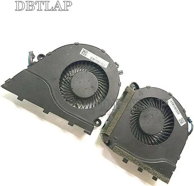 Alt view image 6 of 6 - Cooling Fan for HP 17-W 17-W119TX 17-W010NG 17-W041ND 17-w124TX CPU & GPU Cooling Fan