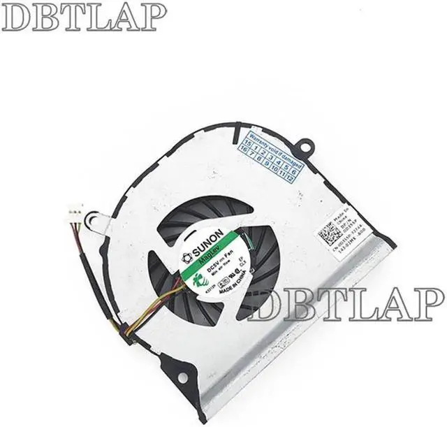 Alt view image 4 of 6 - Laptop CPU Fan for DELL Studio 15Z 1569 P06F CPU Cooling Fan 49RM6FAWI00 forcecon DFS531005MC0T F9J2 CN-0D355P D355P