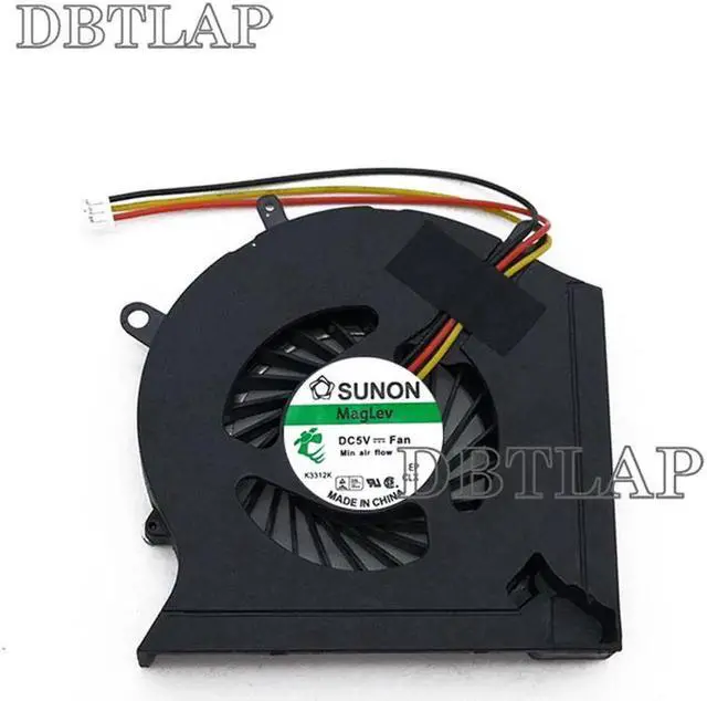 Alt view image 3 of 4 - Laptop CPU Fan for HP DV3 DV3Z CQ35 Laptop Fan dv3-1000 dv3-2000 AB6205HX-GE3 KJW10