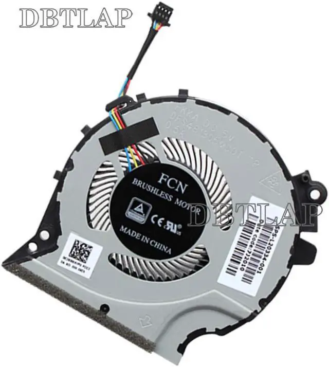 Alt view image 4 of 6 - Laptop Cooling Fan for HP Pac Gaming 4 Green Blade Pavilion 15-CX 15-CX0061TX CX0062TX Notebook Fan