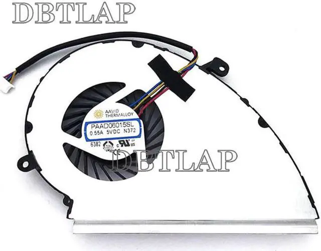 Alt view image 5 of 6 - GPU Fan for MSI GE72VR GP72VR GL72VR MS-179B Laptop GPU Cooling Fan PAAD06015SL N372 4PIN