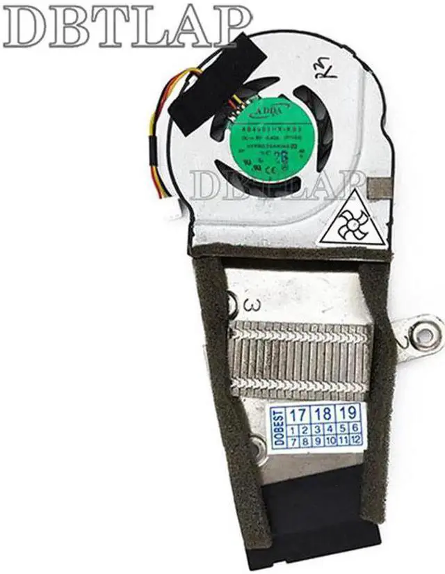 Alt view image 3 of 6 - Laptop CPU Fan for ACER Aspire one 722 with heatsink AB4605HX-KB3 P1VE6 EF40050V1-C030-G99 3pin