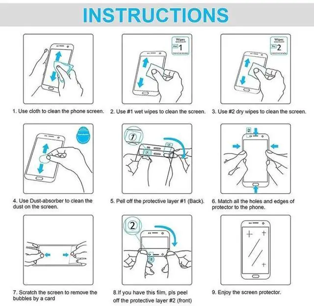 Alt view image 2 of 6 - 0.26mm 9H 2.5D Tempered Glass Film For Unihertz TANK / TANK 2 / 3