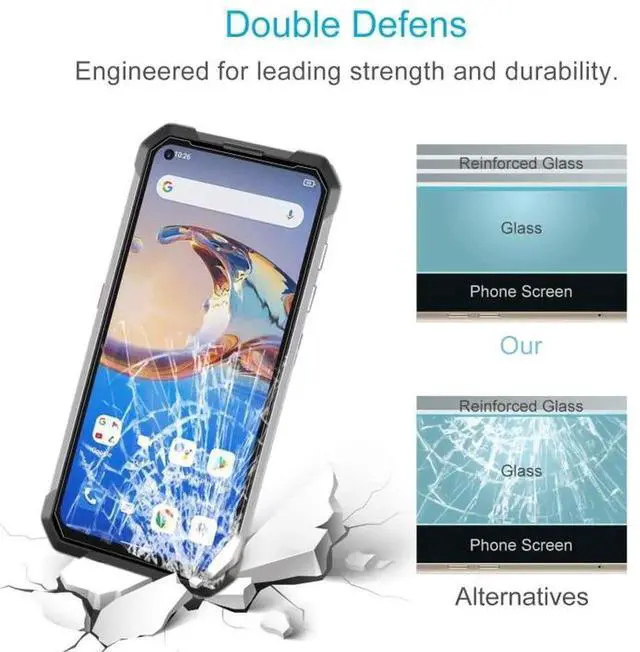 Alt view image 6 of 6 - 0.26mm 9H 2.5D Tempered Glass Film For Unihertz TANK / TANK 2 / 3