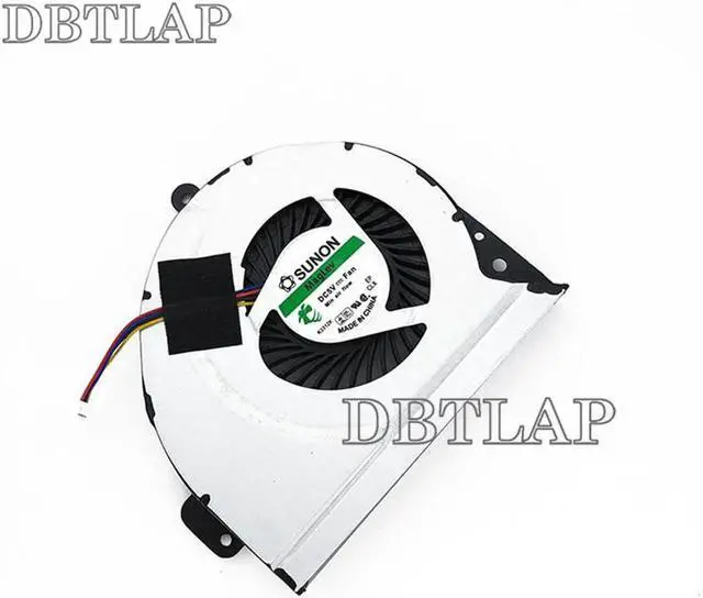 Alt view image 2 of 6 - Laptop CPU Fan for ASUS K53 K53S K53SJ K53SD X53 X53S X84 X84L A83SV A43 X84H X43 X43S X44 P43E P43SJ P53SJ K53SC K53SK K53SM K53SV UDQFZJA02DAS