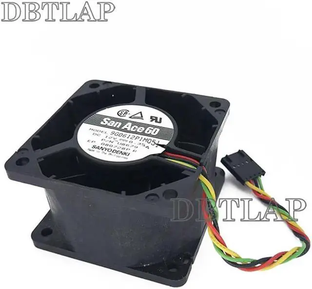 Alt view image 4 of 5 - Laptop Case Fan Compatible for Dell Optiplex GX620 Fan SAN ACE 60 9G0612P1M051 9G0612P1M041 9G0612P1M031 PN U8679